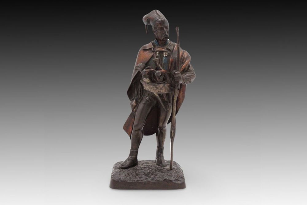 Lot 27: An Islamic Bronze Orientalist Fine Art Figure from...