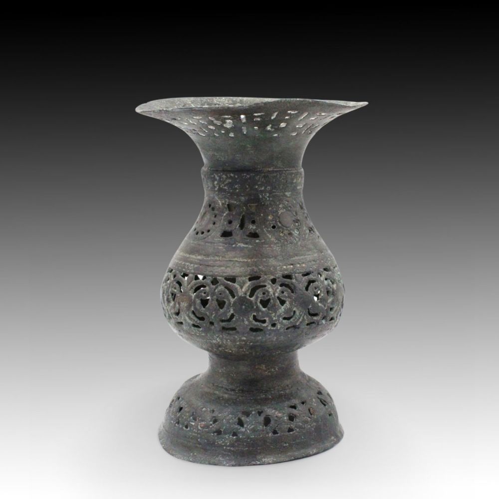 Lot 74: An Islamic Ghaznavid Bronze Vase from the 13th...