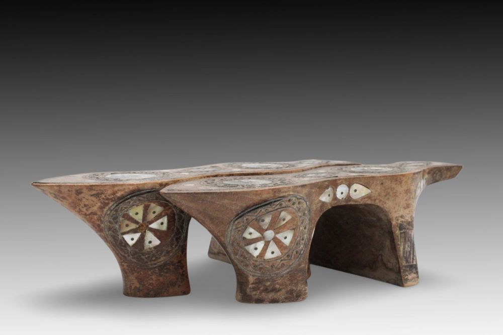 Lot 94: A Pair of Ottoman Hamam Wooden Shoes from...