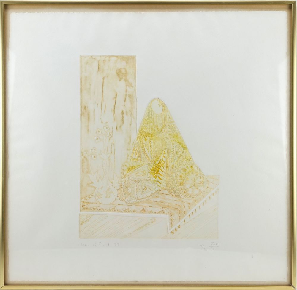 Lot 109: An Iraqi Painting with Frame