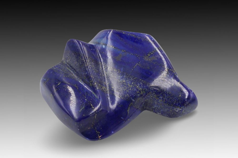 Lot 115: An Afghan Polished Lapis Lazuli Decorative Piece from...