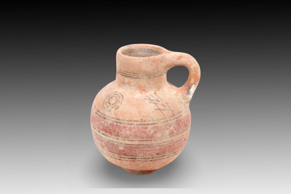 Lot 159: An Eastern Greek Painted Terracotta Jug from the...