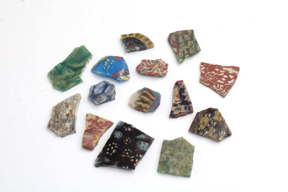 Lot 166: A Lot of Roman Mosaic Fragment