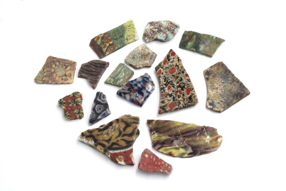 Lot 167: A Lot of Roman Mosaic Fragment