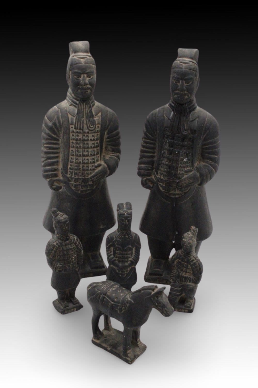 Lot 234: A Chinese Set of Terracotta Soldiers - 2...