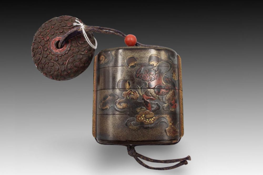 Lot 262: A Japanese Inro from the 18th Century in...