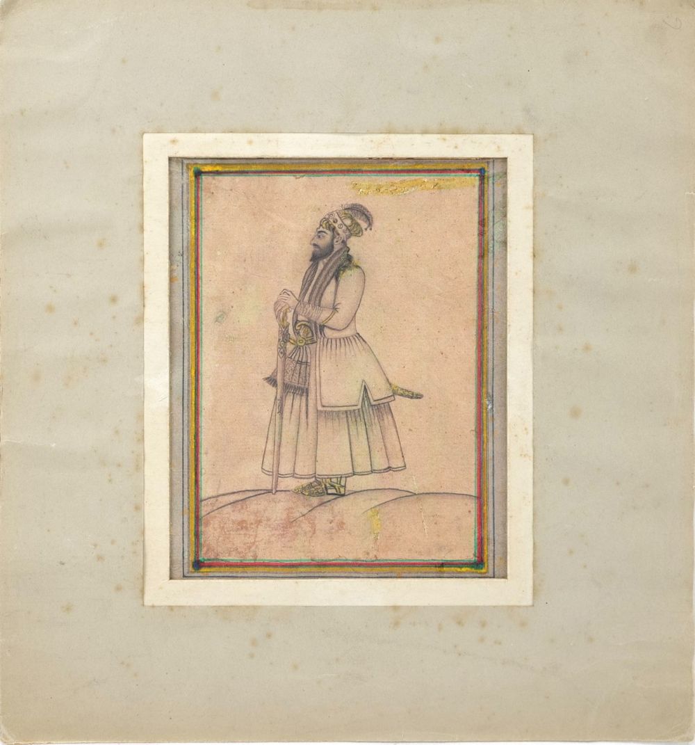 Lot 305: An Indian Painting of a King