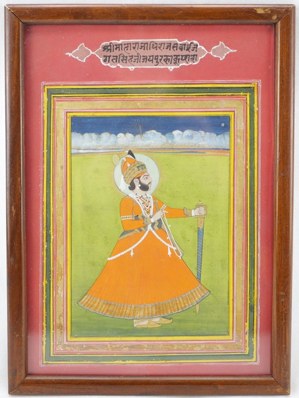 Lot 306: An Indian Miniature Painting of a Prince