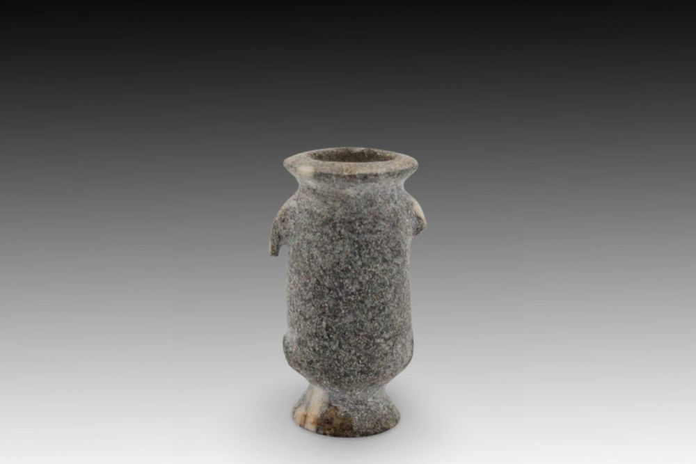 Lot 367: An Egyptian Prehistoric (B.C) Granite Mini Vase.