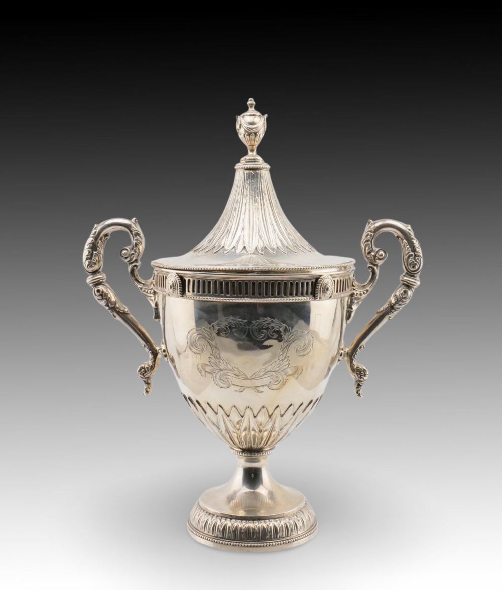 Lot 398: A Silver London Trophy marked in 1923