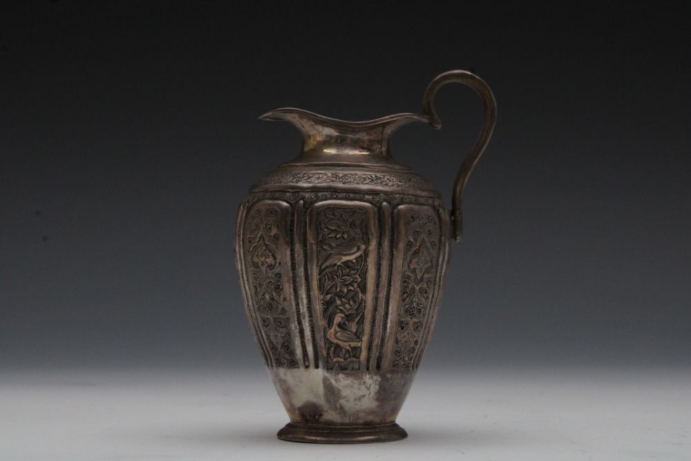 Lot 14: A Persian 840 Silver Tested Miniature Oil Jug.