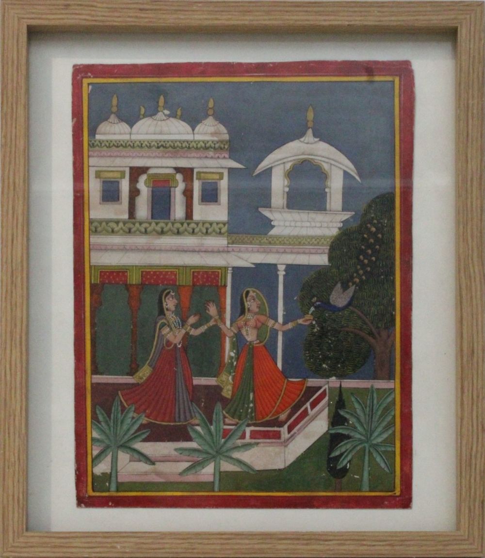 Lot 111: An Indian Miniature Painting Bundi School from a...