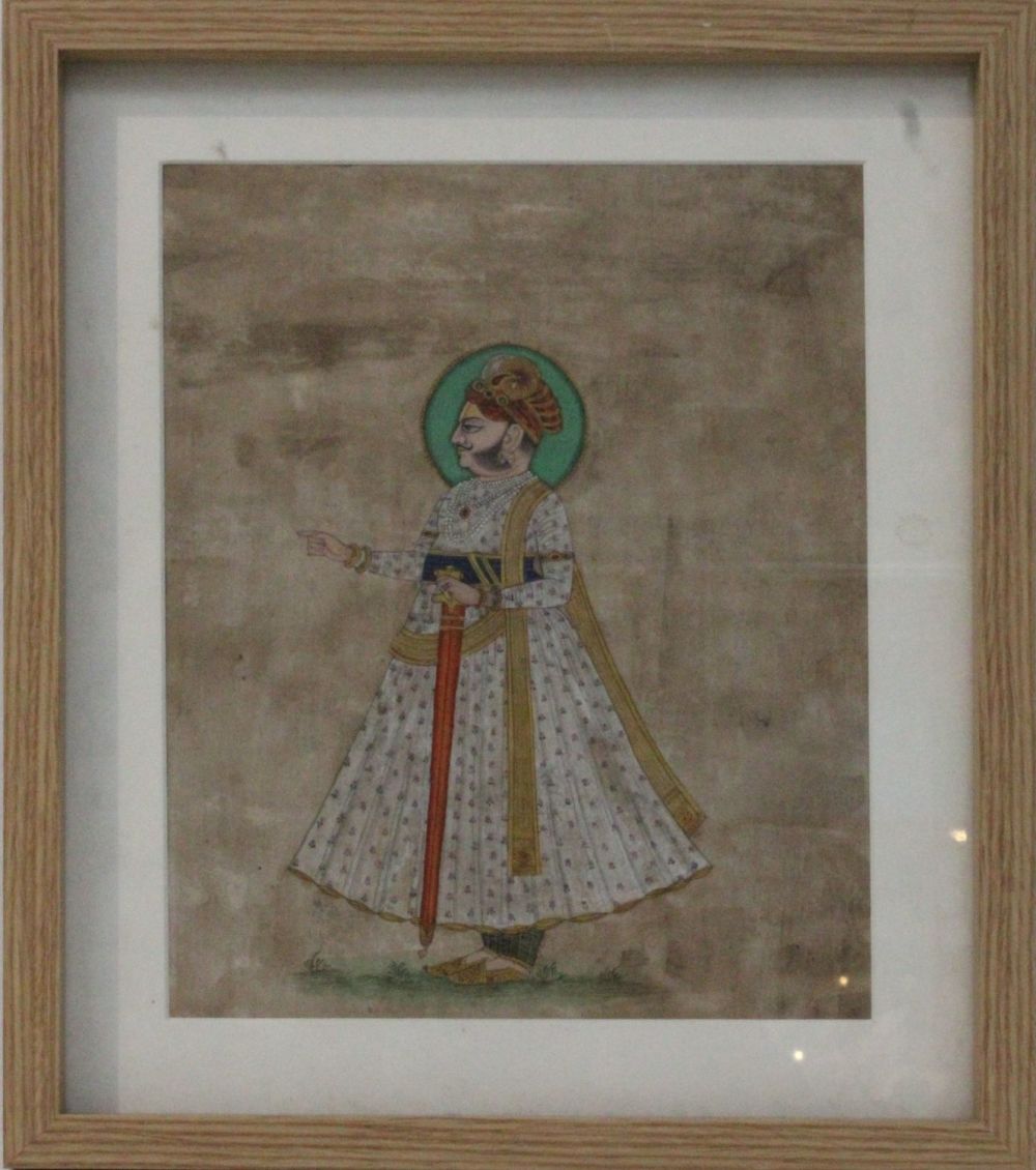 Lot 112: An Indian Miniature Painting Mewar School of a...