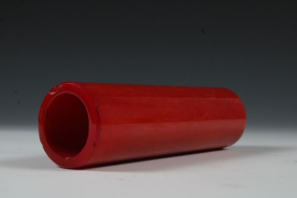 Lot 133: A Vintage Bakelite Red Pipe.