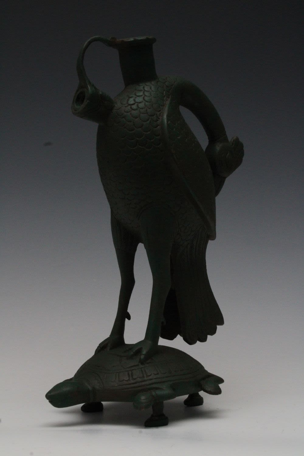 Lot 173: An Indian Bronze Hookah Base in the Shape...