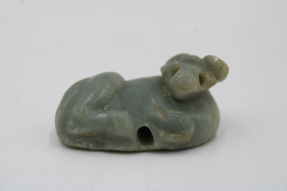 Lot 411: A Rare Green Marble Jemdet Nasr Amulet of...