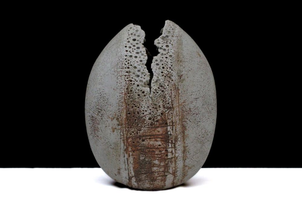 Lot 470: ALAN WALLWORK (1931-2019). A large Split Form Vase,...
