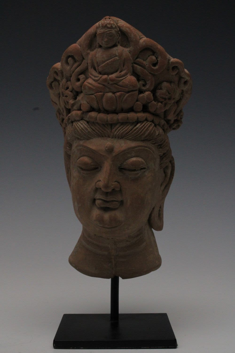 Lot 166: A Rare Terracotta Head Fragment Possibly Ancient on...
