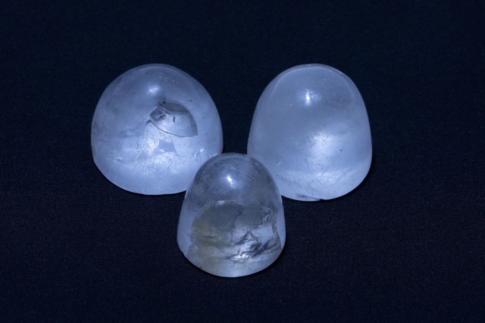 Lot 248: A Lot of 3 Islamic Rock Crystal Chess...