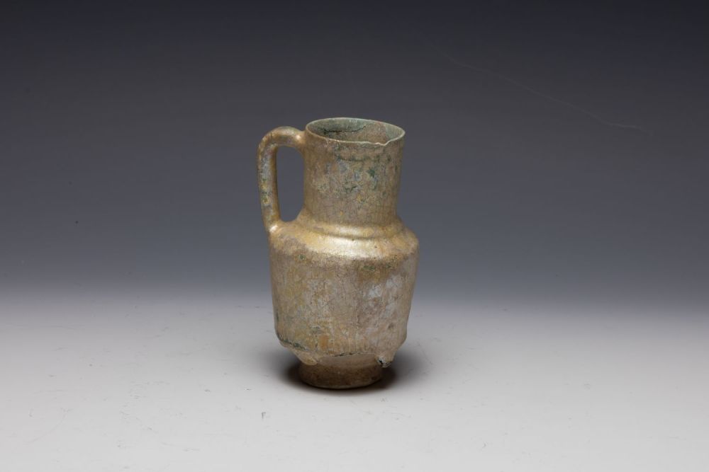 Lot 297: An Islamic Kashan Ceramic Jug from the 12th...