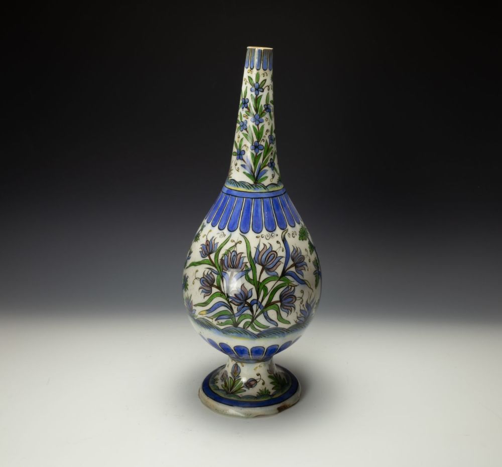 Lot 308: A Large Islamic Qajar Vase from the 19th...