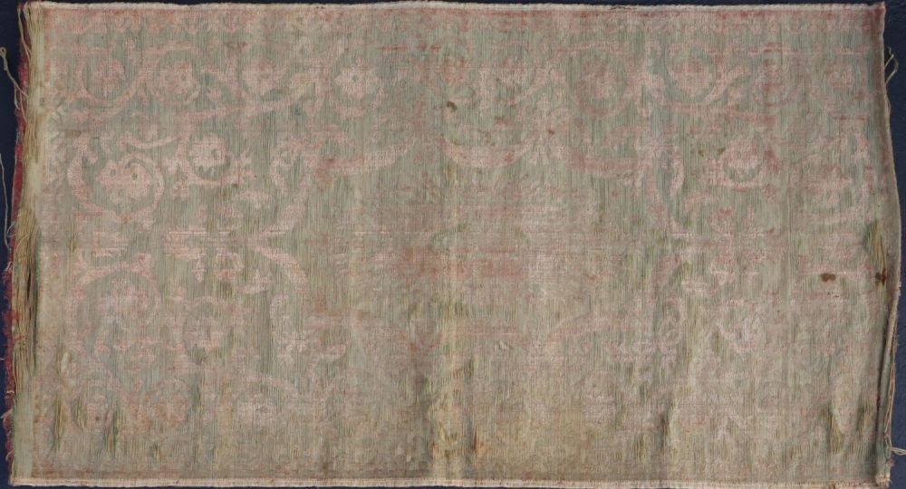 Lot 341: An Ottoman Çatma Velvet Cushion Cover from the...