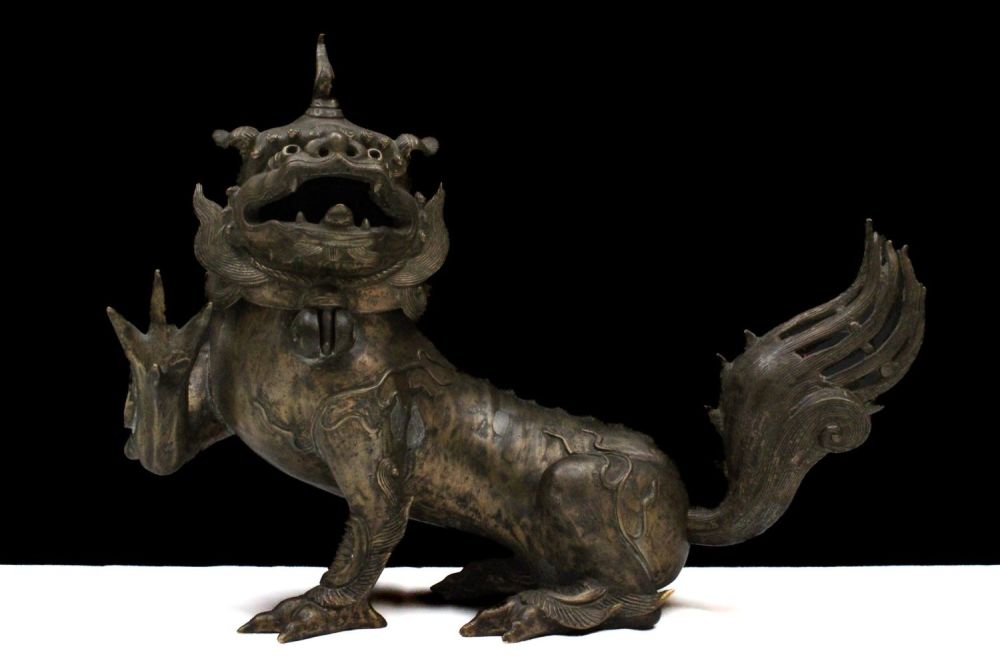 Lot 347: A Rare Chinese Bronze Buddhist Figure of a...