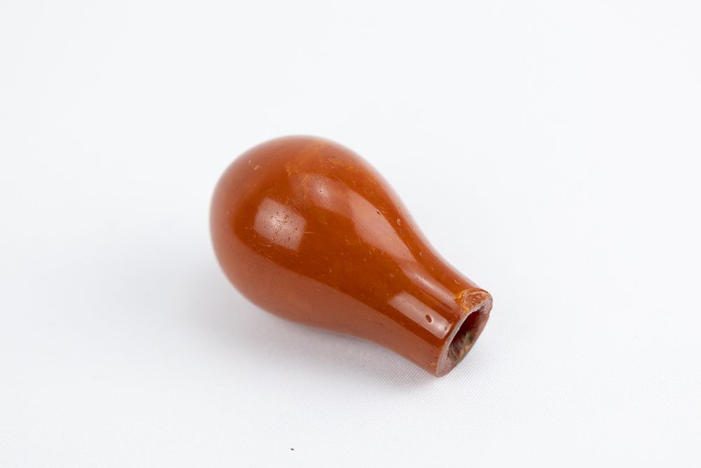 Lot 178: An Islamic Ottoman Butterscotch Amber Hoohak Mouthpiece from...