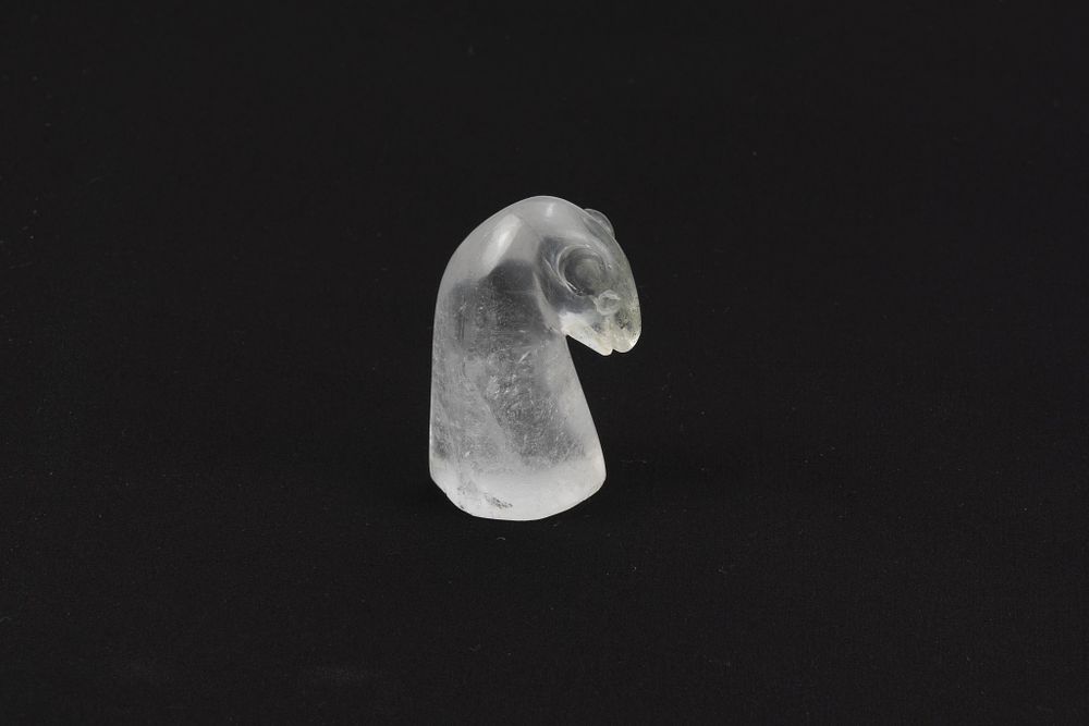 Lot 181: An Islamic Crystal Horse Chess Piece Possibly Ancient.