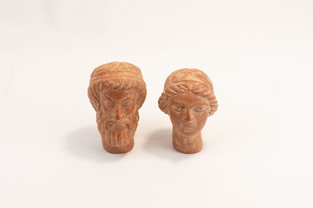 Lot 279: A Lot of 2 Terracotta Figures of a...