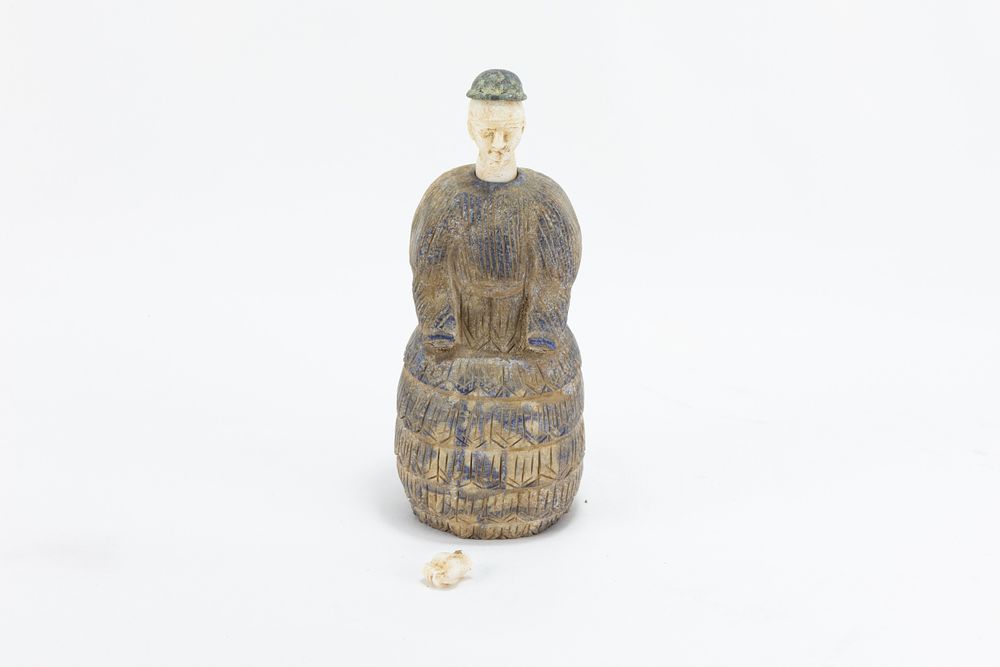 Lot 291: A Lapis Lazuli Bactria Style Large Idol with...