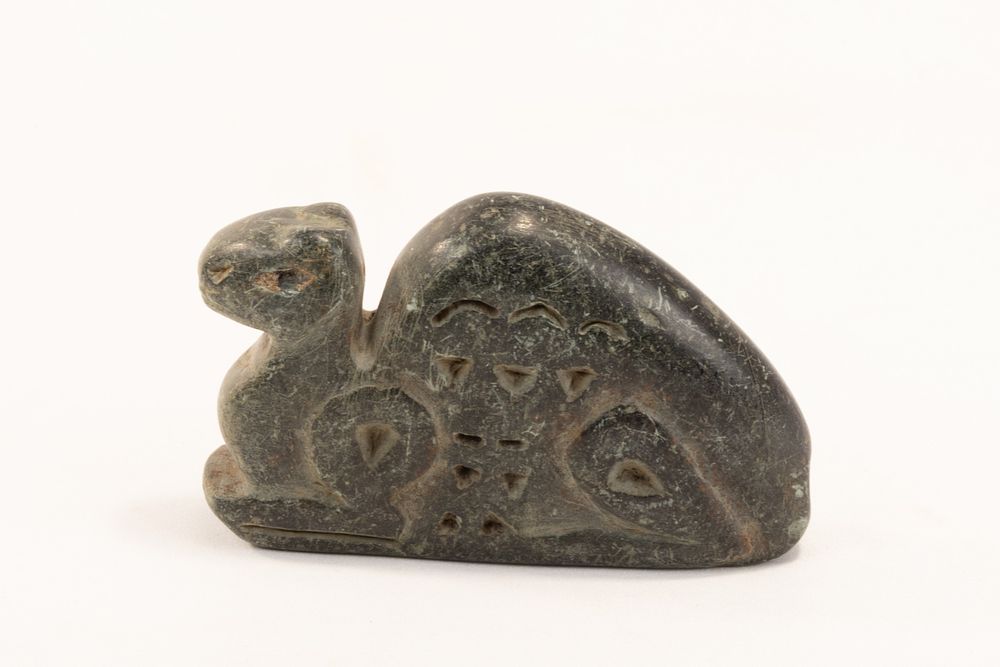 Lot 293: A Bactria-Margiana Stone Figure of a Camel.