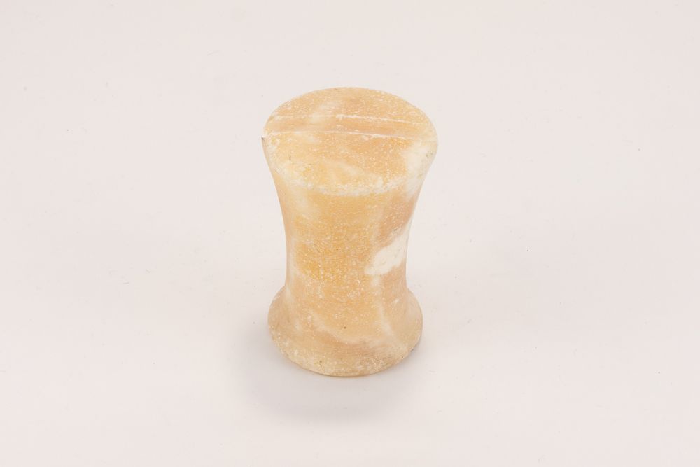 Lot 298: A Bactrian Style Alabaster Stone Column Idol.