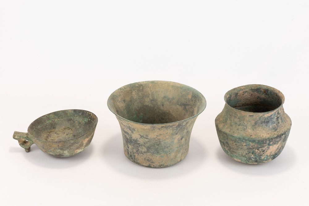 Lot 299: A Lot of 3 Luristani Bronze Jugs &...