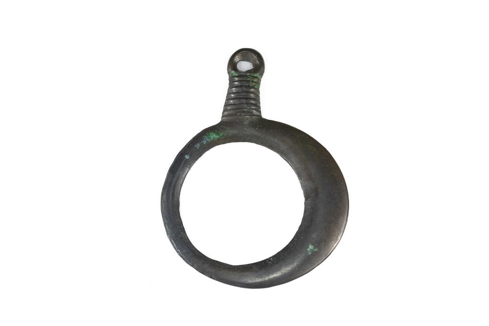 Lot 344: A European Bronze Age Ring Shaped Pendant Circa...