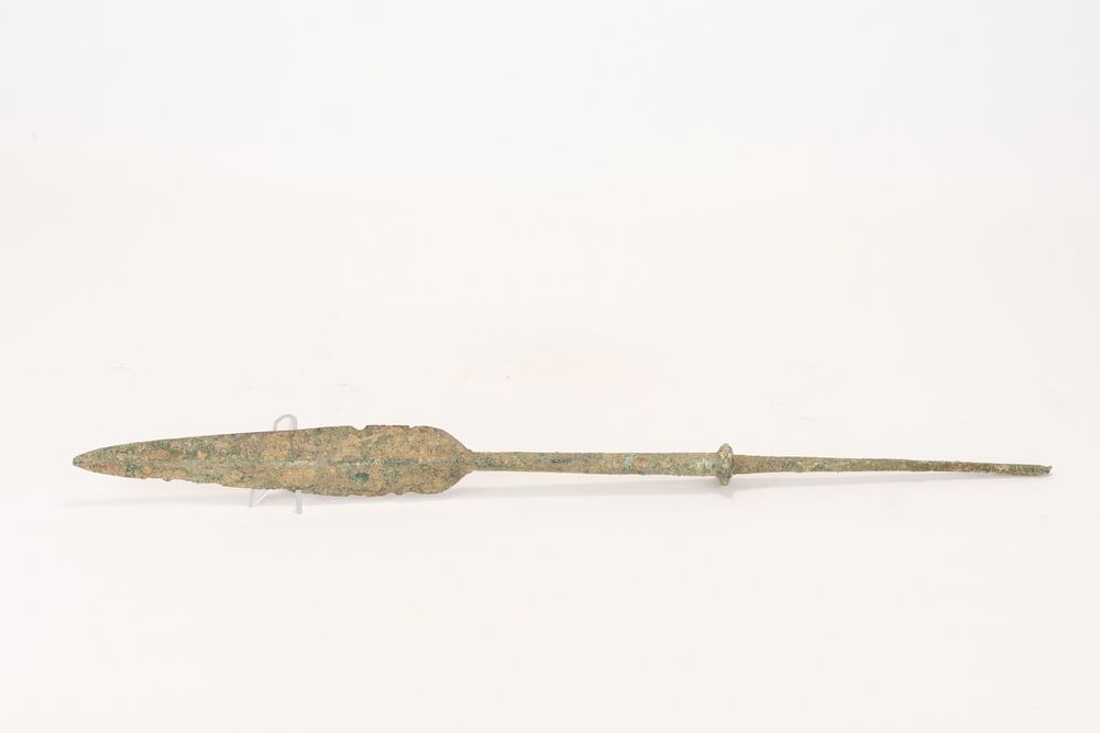 Lot 364: A Luristani Bronze Spear Head from 2000 B.C....