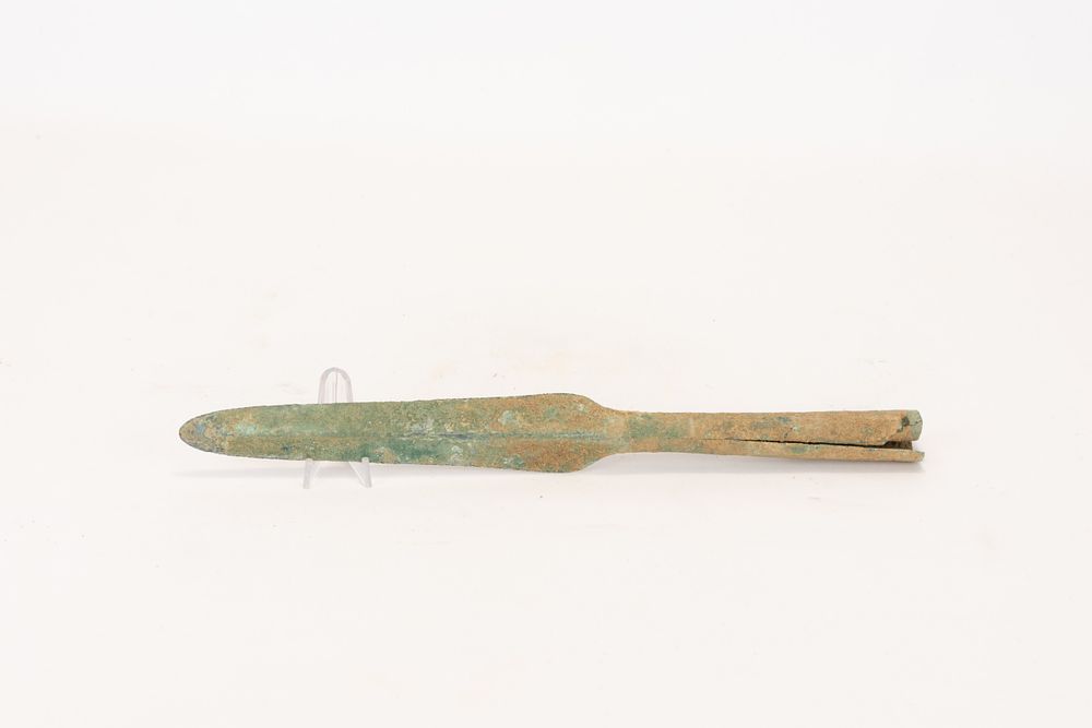 Lot 366: A Luristani Bronze Spear Head from 2000 B.C....
