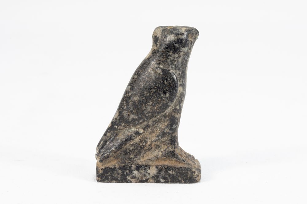 Lot 34: An Egyptian Probably Steatite Carving Figure of Horus...