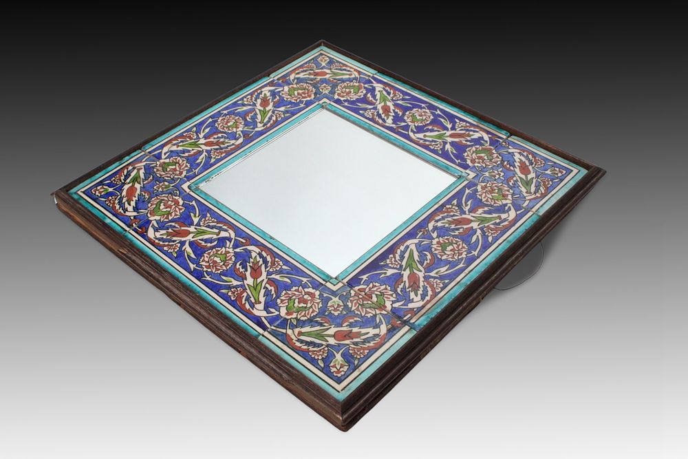 Lot 146: An Islamic Ottoman Floral Mirror from the 20th...