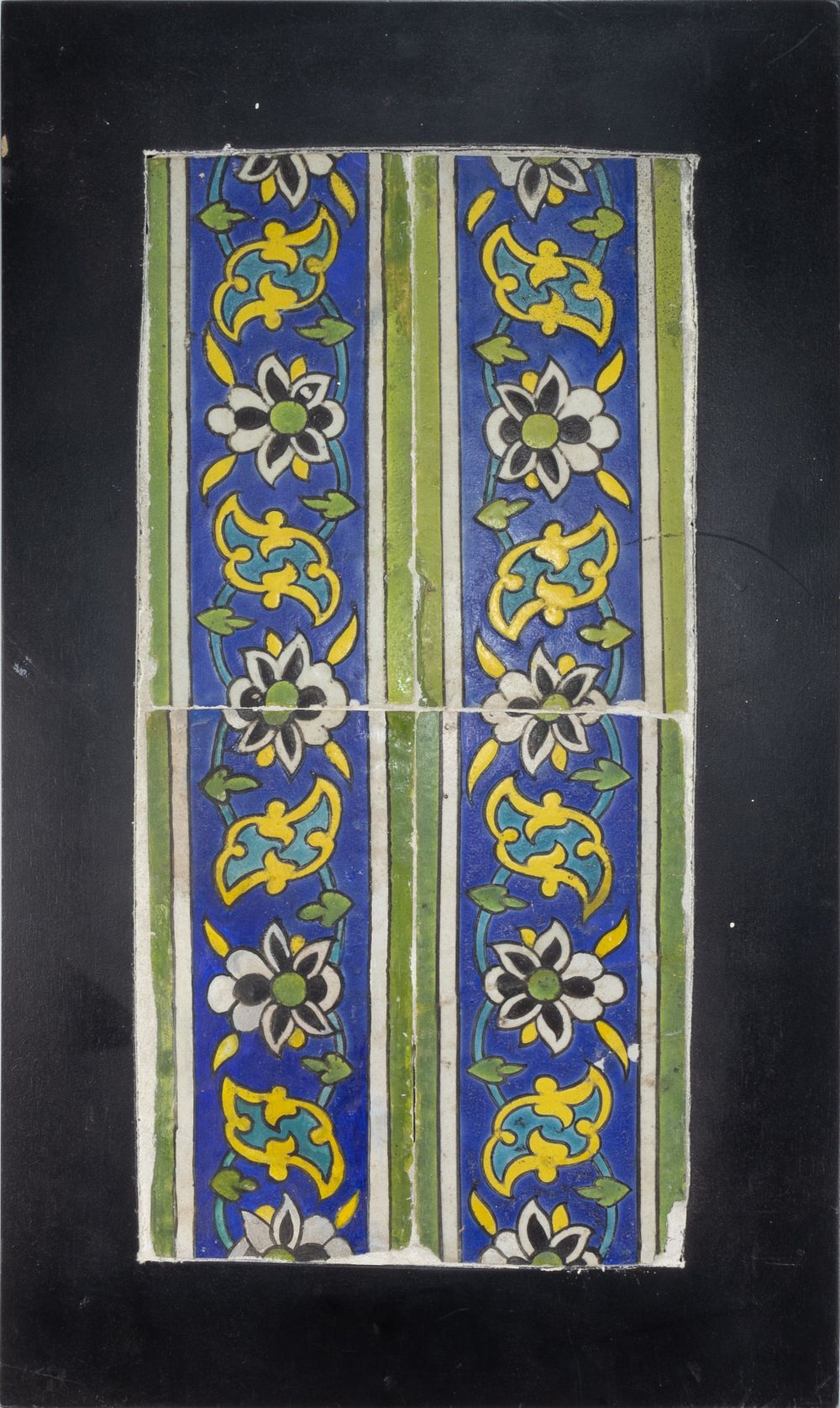 Lot 197: A Lot of 4 Islamic Safavid Framed Tiles...