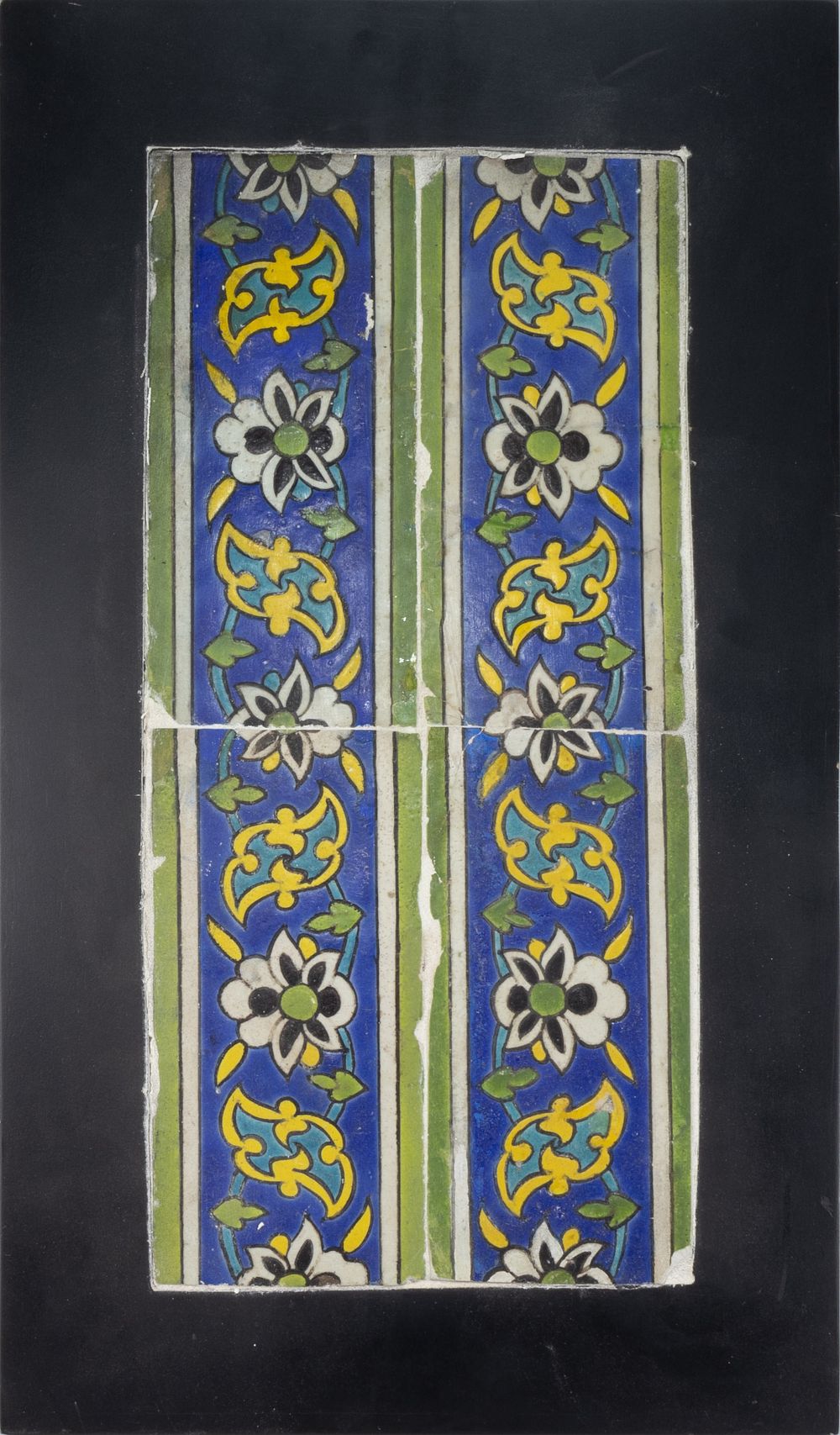 Lot 198: A Lot of 4 Islamic Safavid Framed Tiles...