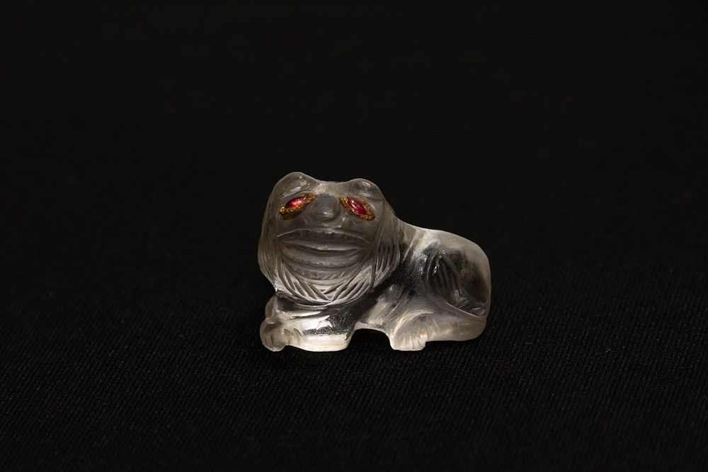 Lot 209: A Rare Islamic Mughal Rock Crystal Figure of...