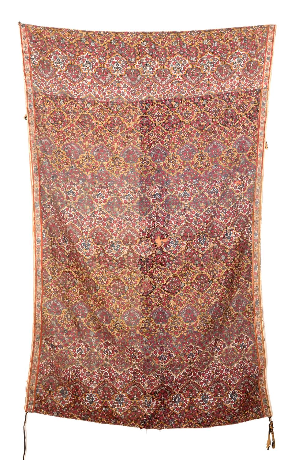 Lot 222: A Rare Islamic Kashmiri Silk Embroidery from the...