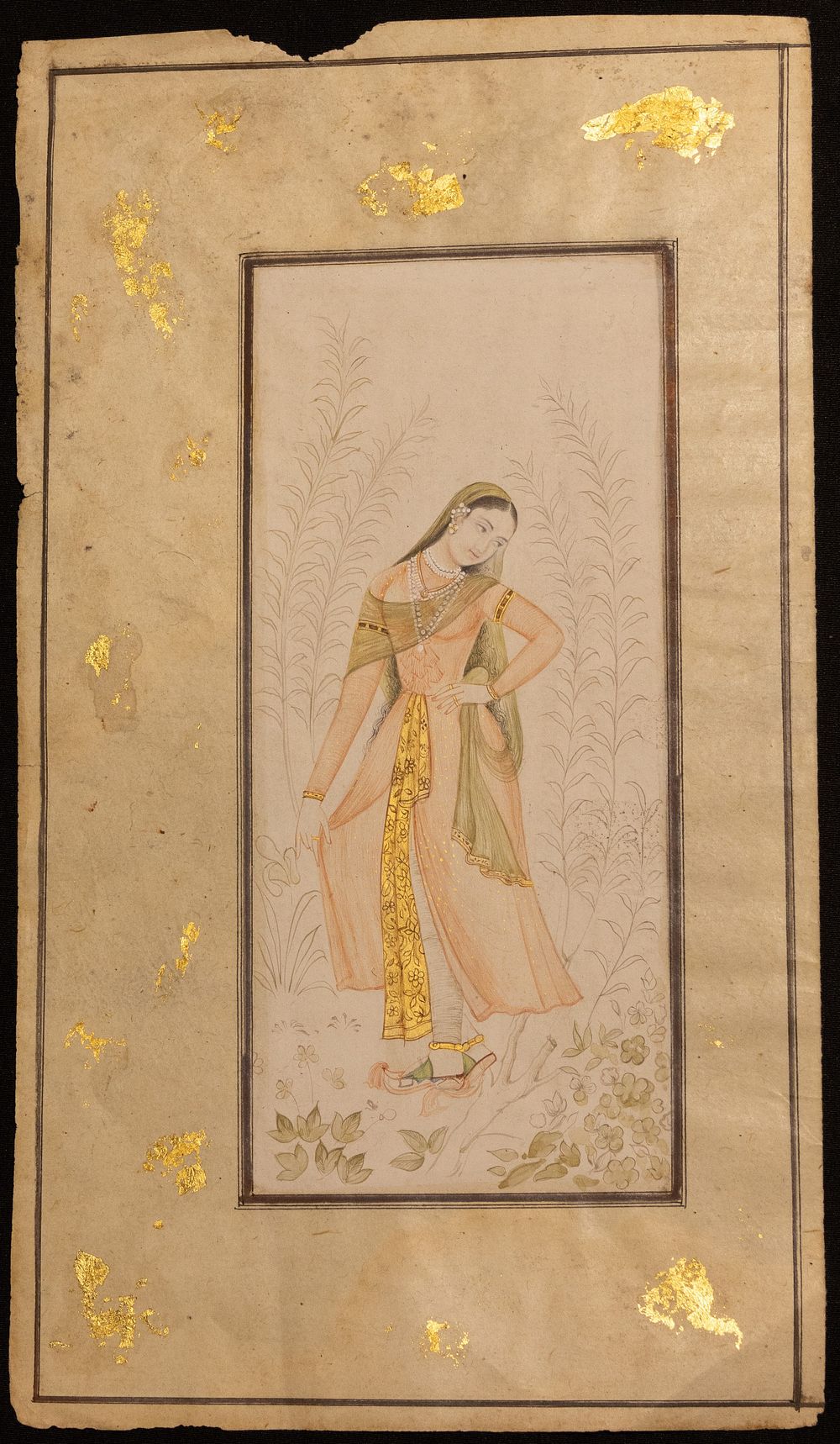 Lot 284: An Indian Miniature Painting from "Kishangarh School" 20th...