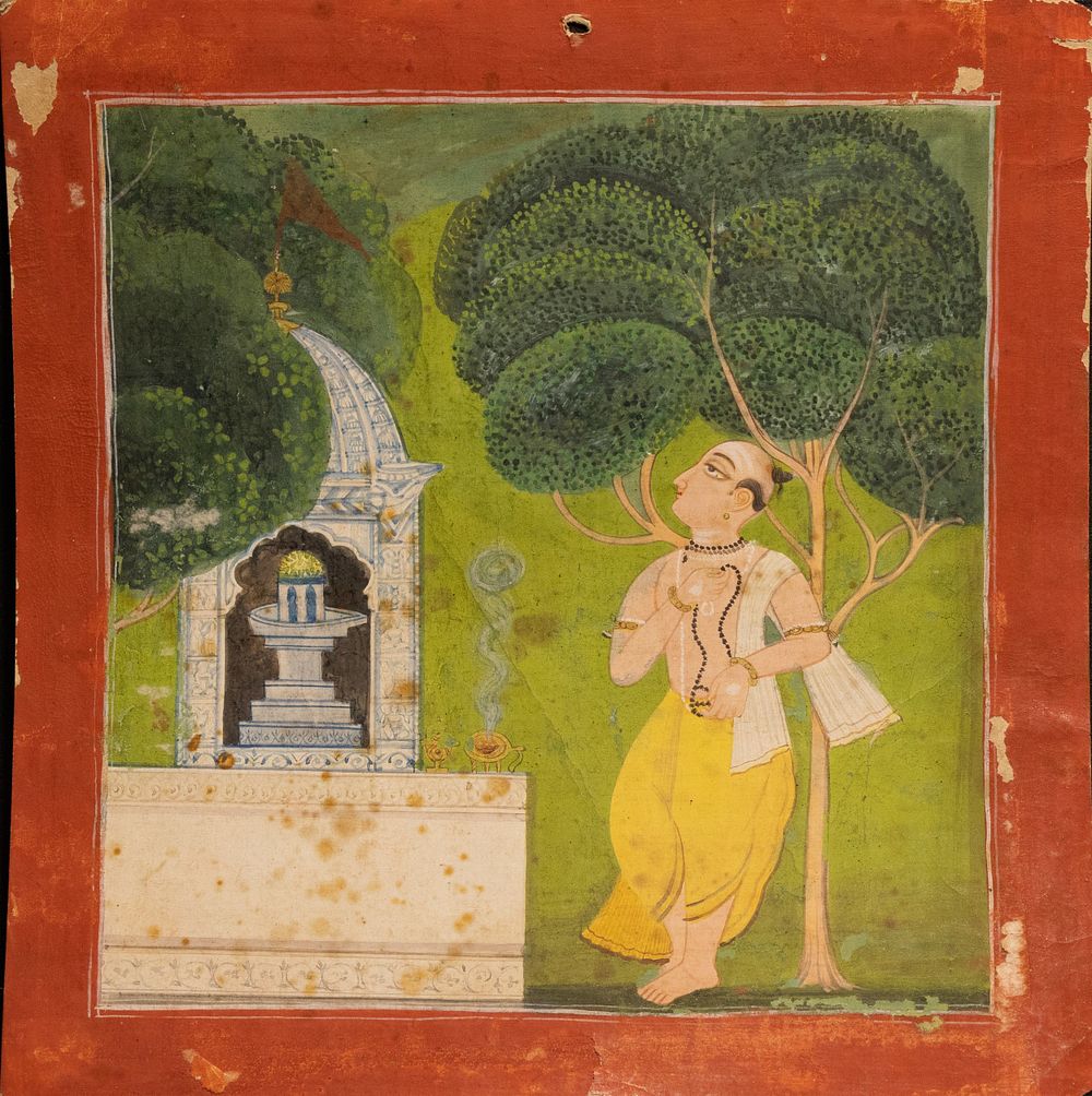Lot 293: A Bengali Ragini Northern Deccan Painting with Rajasthan...