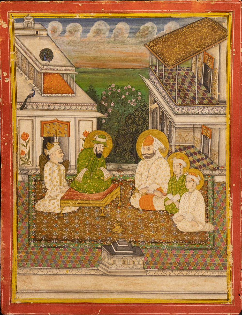 Lot 300: An Indian Painting Depicting a Meeting for Maharaja...
