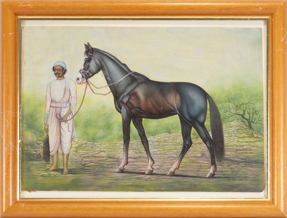 Lot 306: An Indian Company School Painting Depicting a Man...