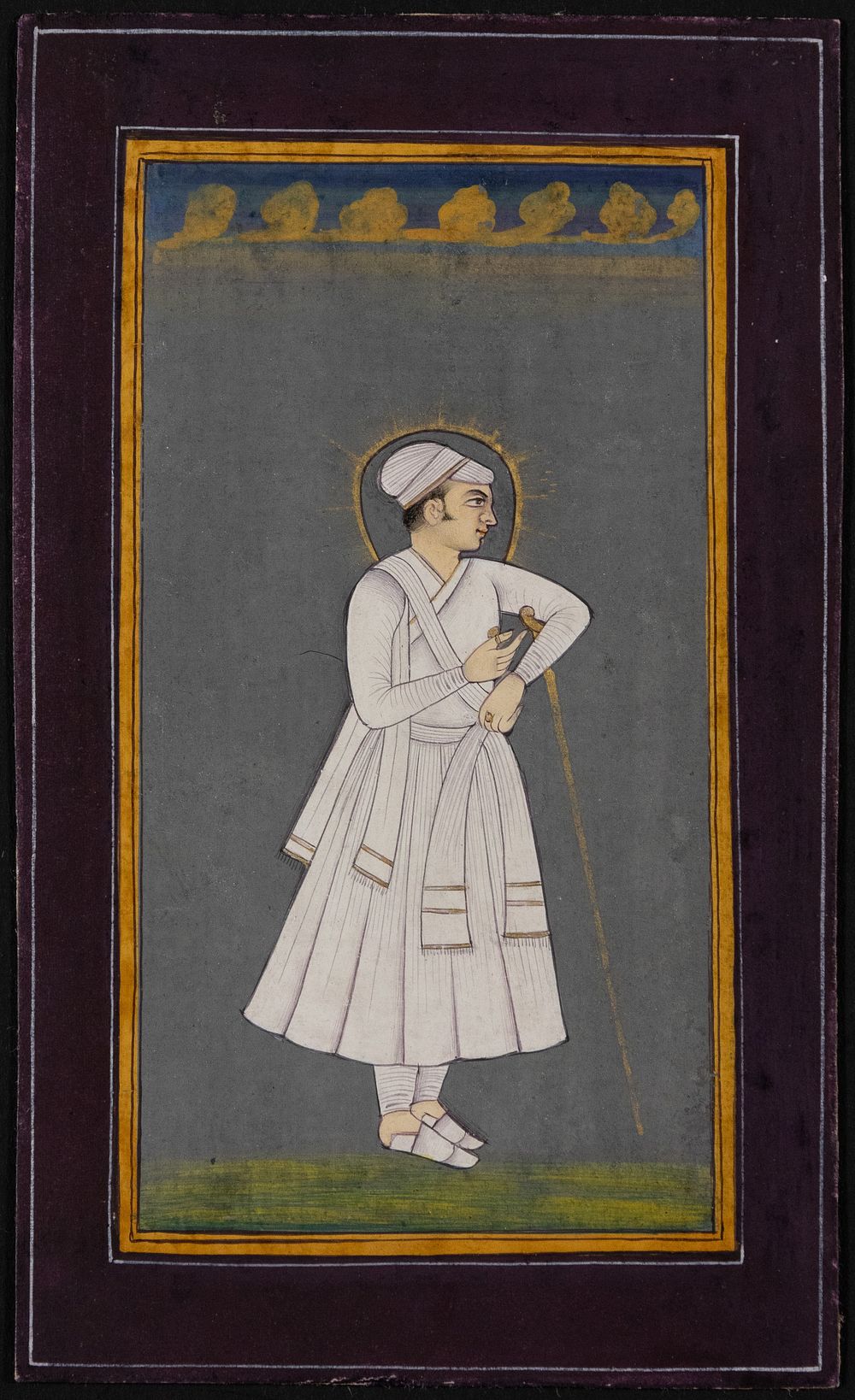 Lot 60: An Indian Miniature Painting of a Portrait of...