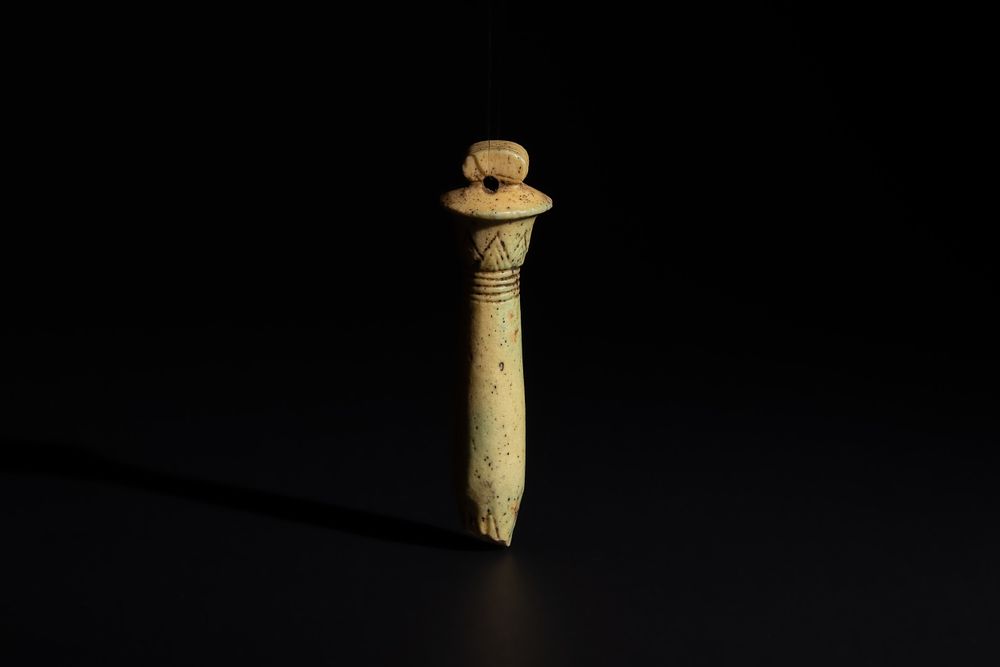 Lot 167: An Egyptian Faience Amulet Circa 26th Dynasty of...