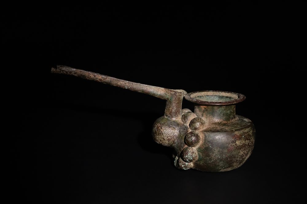 Lot 265: A Copper/Bronze Ritualistic Vessel, Probably Used for Religious...